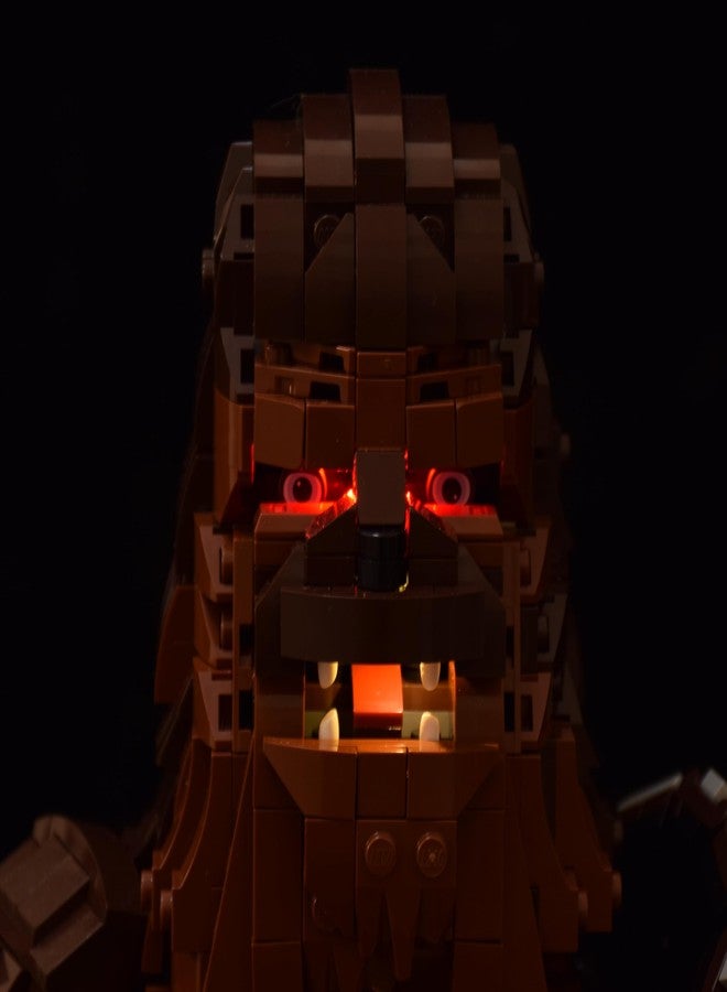 LightGo LED Lighting Kit Designed for Star Wars Compatible with Lego Chewbacca 75371 Building Set - Not Include Model（Remote Version） - Image 5